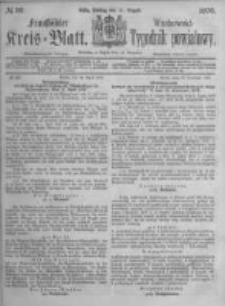 Fraust&auml;dter Kreisblatt. 1876.08.11 Nr32