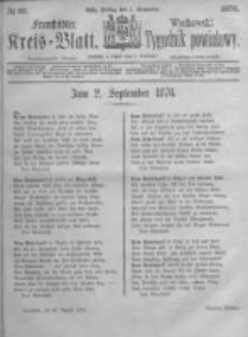 Fraustädter Kreisblatt. 1876.09.01 Nr35