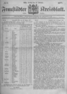 Fraust&auml;dter Kreisblatt. 1877.02.23 Nr8