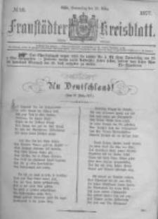 Fraustädter Kreisblatt. 1877.03.22 Nr12