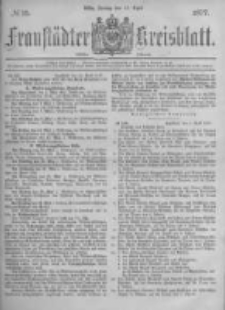 Fraust&auml;dter Kreisblatt. 1877.04.13 Nr15