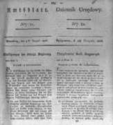 Amtsblatt der K&ouml;niglichen Preussischen Regierung zu Bromberg. 1826.08.04 No.31