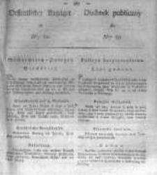 Oeffentlicher Anzeiger zum Amtsblatt No.20. der K&ouml;nigl. Preuss. Regierung zu Bromberg. 1826