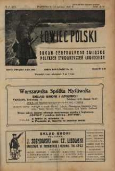 Łowiec Polski 1925 Nr8