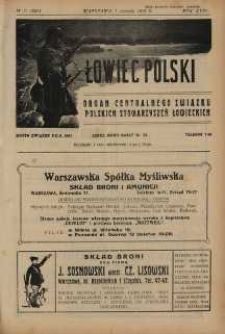 Łowiec Polski 1925 Nr11