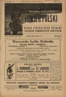 Łowiec Polski 1925 Nr18