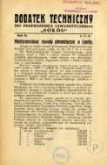 Dodatek Techniczny do Przewodnika Gimnastycznego "Sok&oacute;ł" 1926 R.2 L.7/8