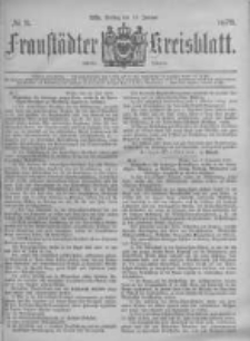 Fraust&auml;dter Kreisblatt. 1878.01.11 Nr2