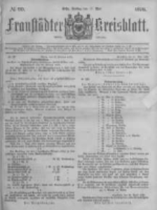 Fraustädter Kreisblatt. 1878.05.17 Nr20
