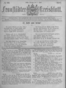 Fraust&auml;dter Kreisblatt. 1878.06.07 Nr23