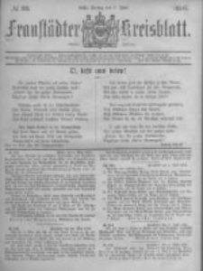 Fraustädter Kreisblatt. 1878.06.07 Nr23