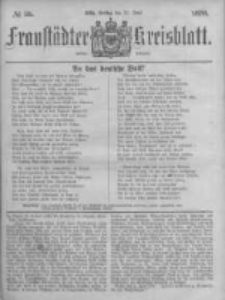 Fraustädter Kreisblatt. 1878.06.21 Nr25