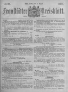 Fraust&auml;dter Kreisblatt. 1878.08.09 Nr32