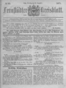 Fraust&auml;dter Kreisblatt. 1878.12.24 Nr52