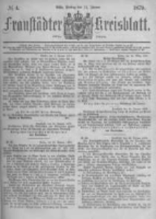 Fraust&auml;dter Kreisblatt. 1879.01.24 Nr4