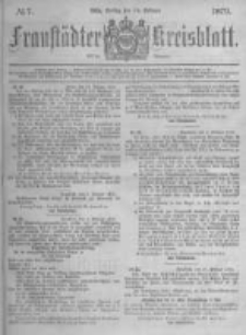 Fraustädter Kreisblatt. 1879.02.14 Nr7