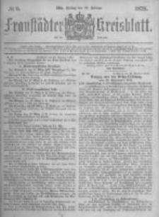 Fraustädter Kreisblatt. 1879.02.28 Nr9