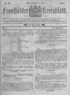 Fraustädter Kreisblatt. 1879.06.06 Nr23