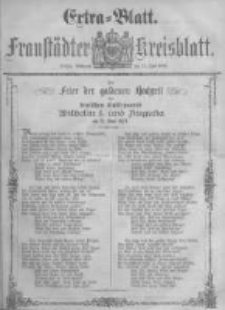 Fraustädter Kreisblatt. 1879.06.11 Nr Extra