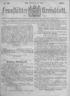 Fraust&auml;dter Kreisblatt. 1879.06.13 Nr24