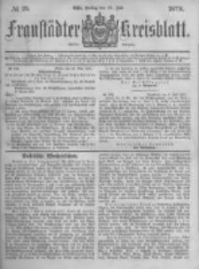 Fraust&auml;dter Kreisblatt. 1879.07.18 Nr29