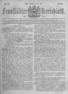 Fraust&auml;dter Kreisblatt. 1879.07.25 Nr30