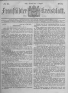 Fraustädter Kreisblatt. 1879.08.01 Nr31