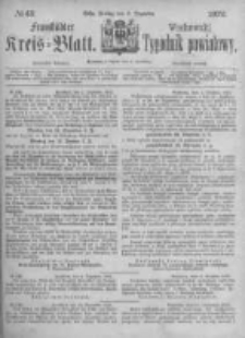 Fraust&auml;dter Kreisblatt. 1872.12.06 Nr49