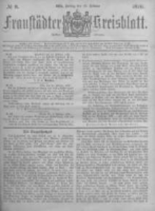 Fraust&auml;dter Kreisblatt. 1878.02.22 Nr8