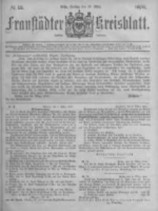 Fraust&auml;dter Kreisblatt. 1878.03.29 Nr13