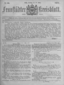 Fraustädter Kreisblatt. 1878.03.29 Nr13