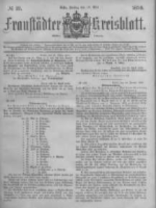 Fraustädter Kreisblatt. 1878.05.10 Nr19
