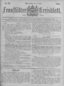 Fraust&auml;dter Kreisblatt. 1878.06.28 Nr26