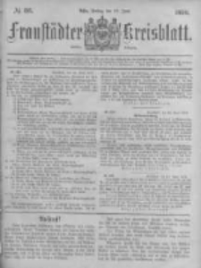 Fraustädter Kreisblatt. 1878.06.28 Nr26
