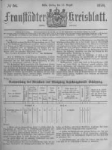 Fraust&auml;dter Kreisblatt. 1878.08.23 Nr34