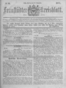 Fraustädter Kreisblatt. 1878.12.20 Nr51