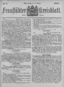 Fraust&auml;dter Kreisblatt. 1880.01.09 Nr2