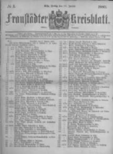 Fraustädter Kreisblatt. 1880.01.16 Nr3