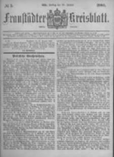 Fraust&auml;dter Kreisblatt. 1880.01.30 Nr5