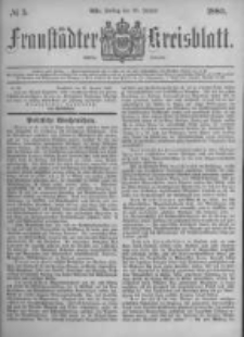 Fraustädter Kreisblatt. 1880.01.30 Nr5