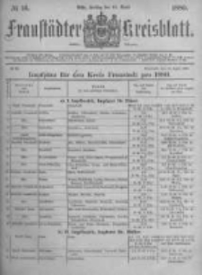Fraust&auml;dter Kreisblatt. 1880.04.16 Nr16
