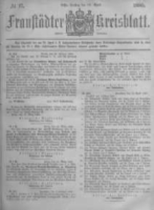 Fraust&auml;dter Kreisblatt. 1880.04.23 Nr17