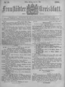 Fraust&auml;dter Kreisblatt. 1880.05.21 Nr21