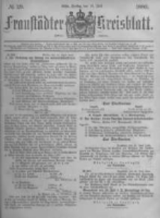 Fraust&auml;dter Kreisblatt. 1880.07.16 Nr29
