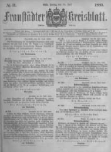 Fraust&auml;dter Kreisblatt. 1880.07.30 Nr31