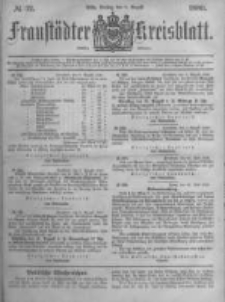 Fraustädter Kreisblatt. 1880.08.06 Nr32