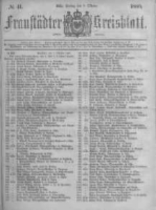 Fraustädter Kreisblatt. 1880.10.08 Nr41