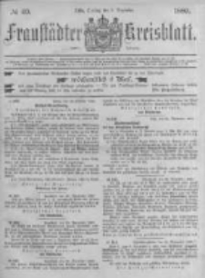 Fraust&auml;dter Kreisblatt. 1880.12.03 Nr49