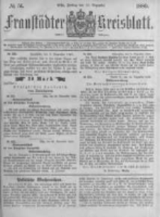 Fraust&auml;dter Kreisblatt. 1880.12.10 Nr51