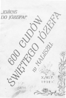 Święty J&oacute;zef w cudownym obrazie Kolegjaty Kaliskiej